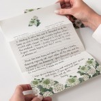 A4 Writing Pad | Hydrangea